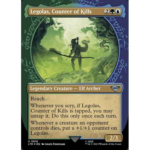 The Lord of the Rings: Tales of Middle-earth - 816 - Legolas, Counter of Kills - Uncommon - UG - Foil