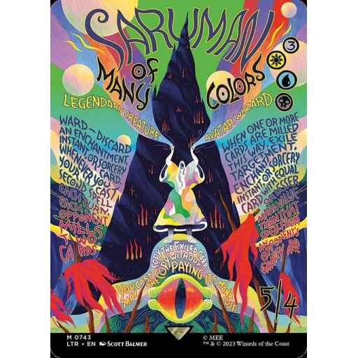 The Lord of the Rings: Tales of Middle-earth - 743 - Saruman of Many Colors - Mythic - Multi - Non-foil