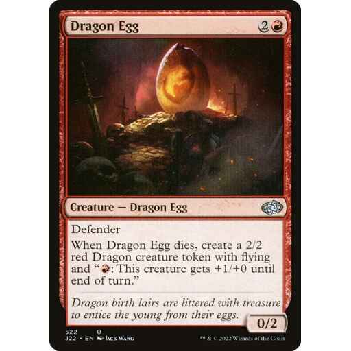 Jumpstart 2022 - 522 - Dragon Egg - Uncommon - R - Non-foil