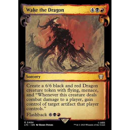 Tales of Middle-earth Commander - 484 - Wake the Dragon - Rare - BR - Non-foil