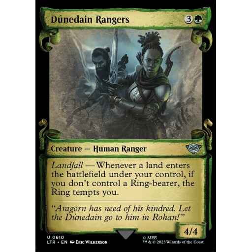 The Lord of the Rings: Tales of Middle-earth - 610 - Dúnedain Rangers - Uncommon - G - Non-foil