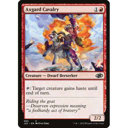 Jumpstart 2022 - 494 - Axgard Cavalry - Common - R - Non-foil