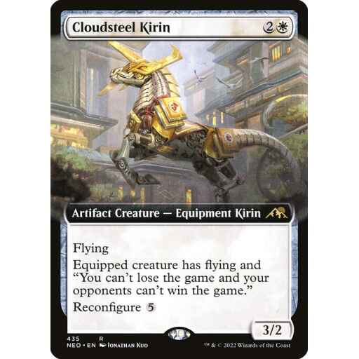 Kamigawa: Neon Dynasty - 435 - Cloudsteel Kirin - Rare - W - Foil