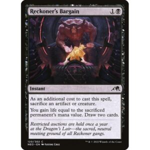Kamigawa: Neon Dynasty - 120 - Reckoner's Bargain - Common - B - Non-foil
