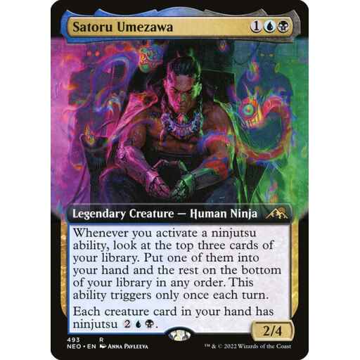 Kamigawa: Neon Dynasty - 493 - Satoru Umezawa - Rare - UB - Non-foil