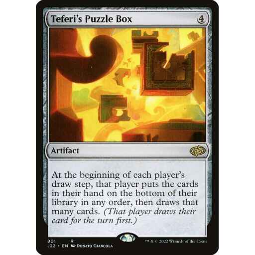Jumpstart 2022 - 801 - Teferi's Puzzle Box - Rare - C - Non-foil