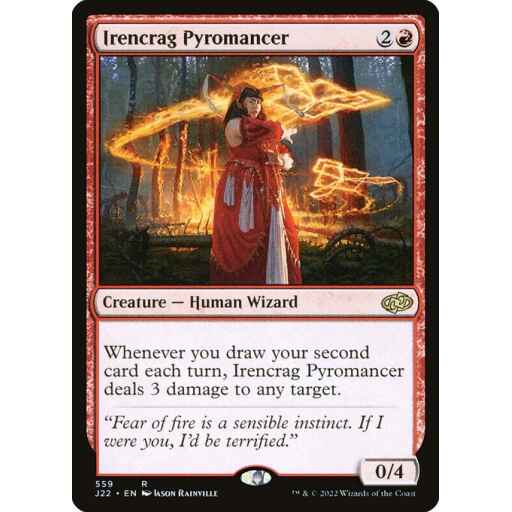 Jumpstart 2022 - 559 - Irencrag Pyromancer - Rare - R - Non-foil