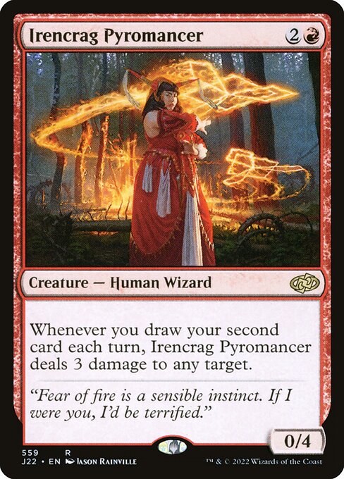 Jumpstart 2022 - 559 - Irencrag Pyromancer - Rare - R - Non-foil