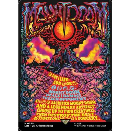 The Lord of the Rings: Tales of Middle-earth - 750 - Mount Doom - Mythic - C - Non-foil