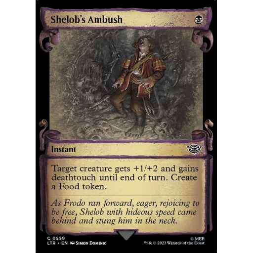 The Lord of the Rings: Tales of Middle-earth - 559 - Shelob's Ambush - Common - B - Foil
