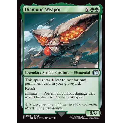 Final Fantasy - 183 - Diamond Weapon - Uncommon - G - Foil