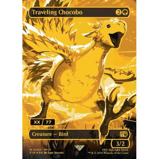 Final Fantasy - 551f - Traveling Chocobo - Mythic - G - Foil