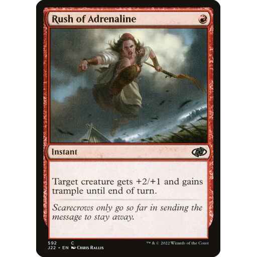 Jumpstart 2022 - 592 - Rush of Adrenaline - Common - R - Non-foil