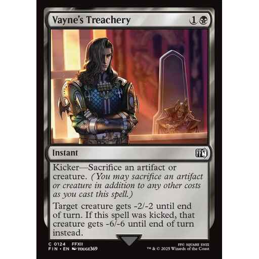Final Fantasy - 124 - Vayne's Treachery - Common - B - Foil