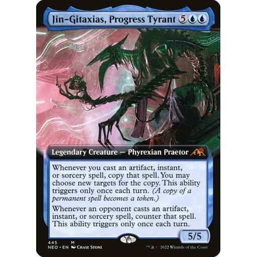 Kamigawa: Neon Dynasty - 445 - Jin-Gitaxias, Progress Tyrant - Mythic - U - Foil
