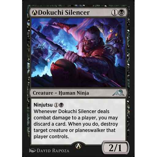 Kamigawa: Neon Dynasty - A-95 - A-Dokuchi Silencer - Uncommon - B - Non-foil
