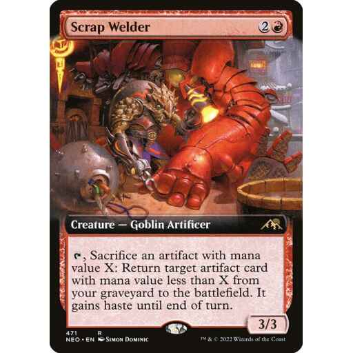 Kamigawa: Neon Dynasty - 471 - Scrap Welder - Rare - R - Foil