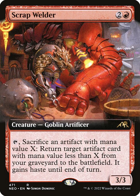 Kamigawa: Neon Dynasty - 471 - Scrap Welder - Rare - R - Foil