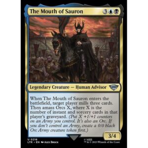 The Lord of the Rings: Tales of Middle-earth - 216 - The Mouth of Sauron - Uncommon - UB - Foil