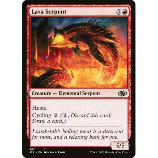 Jumpstart 2022 - 567 - Lava Serpent - Common - R - Non-foil