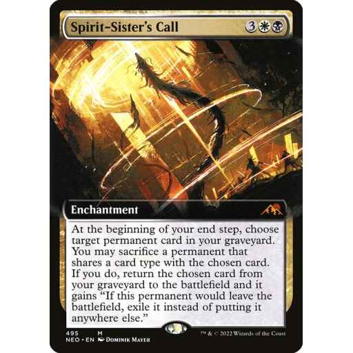 Kamigawa: Neon Dynasty - 495 - Spirit-Sister's Call - Mythic - WB - Non-foil
