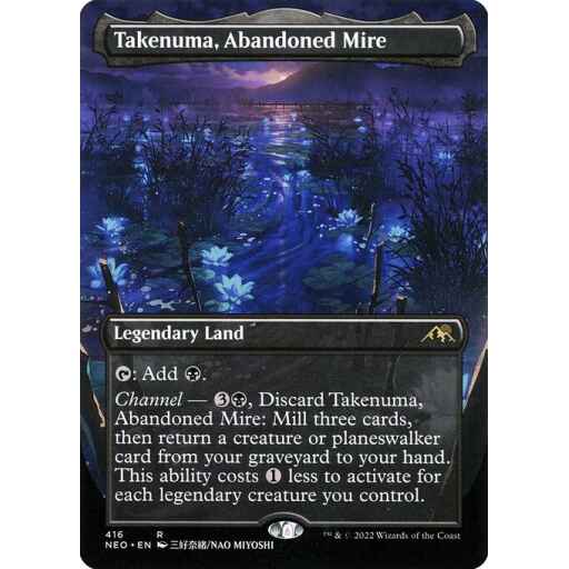 Kamigawa: Neon Dynasty - 416 - Takenuma, Abandoned Mire - Rare - C - Foil