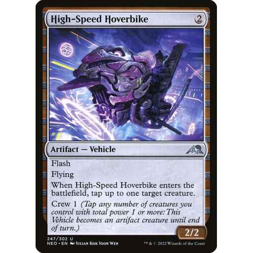 Kamigawa: Neon Dynasty - 247 - High-Speed Hoverbike - Uncommon - C - Non-foil