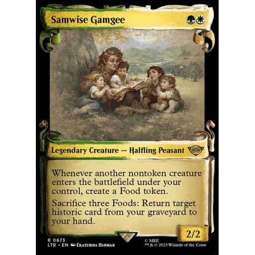 The Lord of the Rings: Tales of Middle-earth - 673 - Samwise Gamgee - Rare - WG - Foil