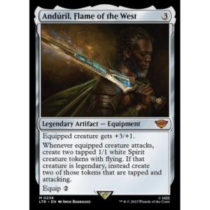 The Lord of the Rings: Tales of Middle-earth - 236 - Andúril, Flame of the West - Mythic - C - Foil