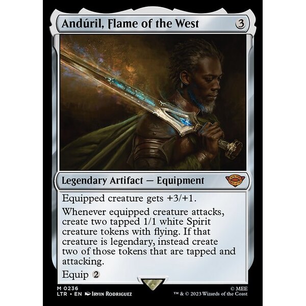 The Lord of the Rings: Tales of Middle-earth - 236 - Andúril, Flame of the West - Mythic - C - Foil