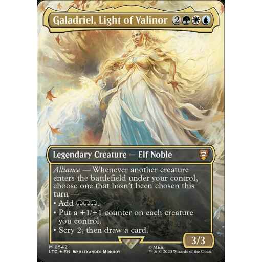 Tales of Middle-earth Commander - 542 - Galadriel, Light of Valinor - Mythic - Multi - Foil