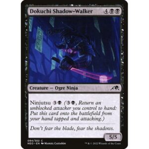 Kamigawa: Neon Dynasty - 94 - Dokuchi Shadow-Walker - Common - B - Non-foil
