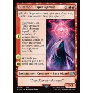 Final Fantasy - 161 - Summon: Esper Ramuh - Uncommon - R - Foil