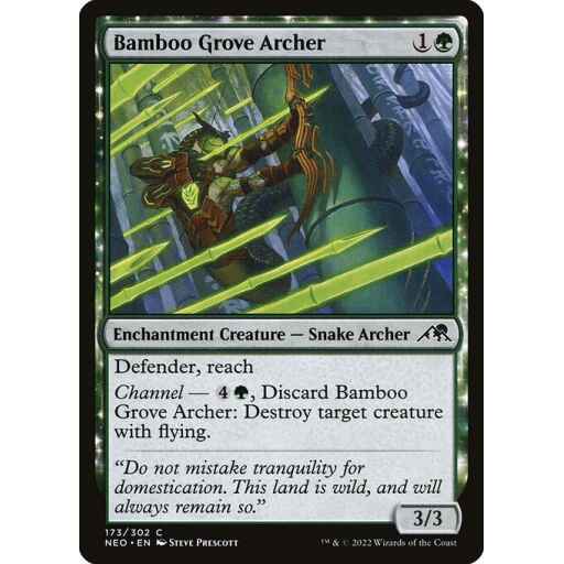 Kamigawa: Neon Dynasty - 173 - Bamboo Grove Archer - Common - G - Non-foil