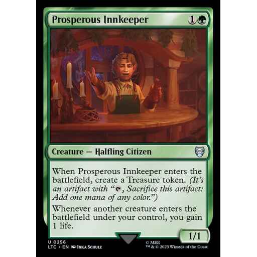 Tales of Middle-earth Commander - 256 - Prosperous Innkeeper - Uncommon - G - Non-foil