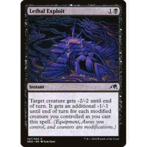 Kamigawa: Neon Dynasty - 107 - Lethal Exploit - Common - B - Foil