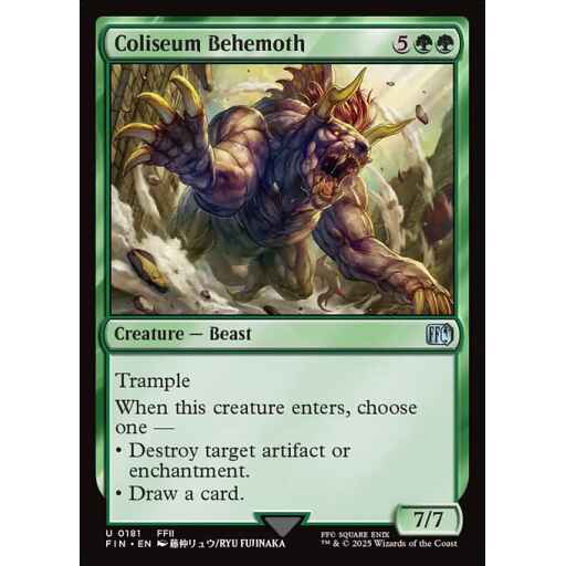 Final Fantasy - 181 - Coliseum Behemoth - Uncommon - G - Foil