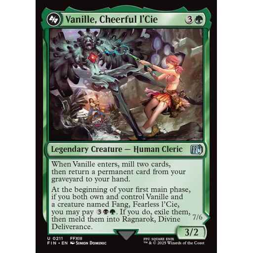 Final Fantasy - 211 - Vanille, Cheerful l'Cie - Uncommon - G - Foil