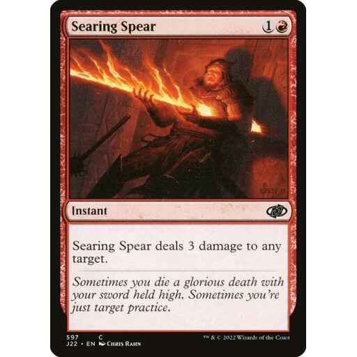 Jumpstart 2022 - 597 - Searing Spear - Common - R - Non-foil