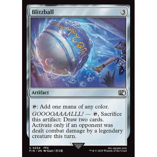 Final Fantasy - 254 - Blitzball - Common - C - Foil