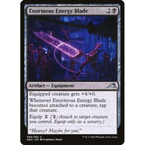 Kamigawa: Neon Dynasty - 96 - Enormous Energy Blade - Uncommon - B - Foil