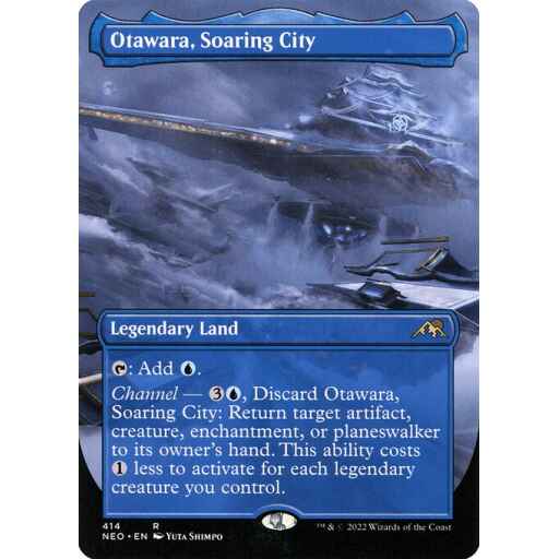Kamigawa: Neon Dynasty - 414 - Otawara, Soaring City - Rare - C - Foil