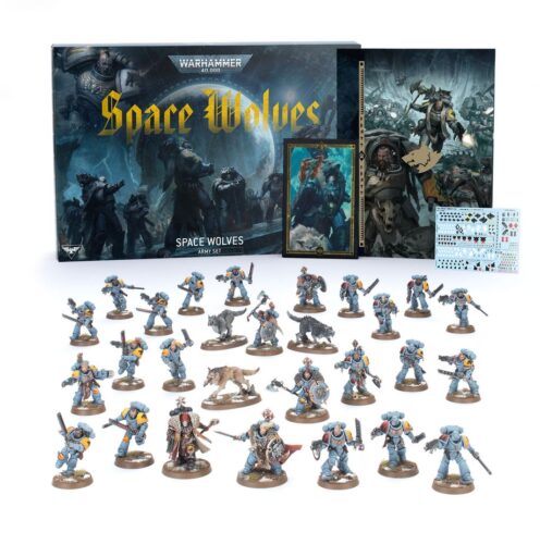 Alternative view of Warhammer 40k Space Wolves Army Set