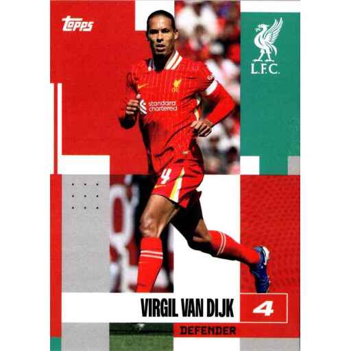 Topps Liverpool Team Set 2024 - Virgil Van Dijk