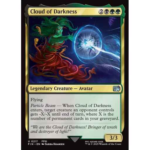 Final Fantasy - 217 - Cloud of Darkness - Uncommon - BG - Foil