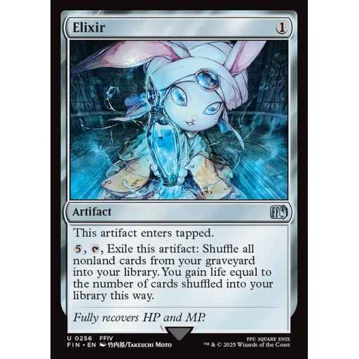 Final Fantasy - 256 - Elixir - Uncommon - C - Foil