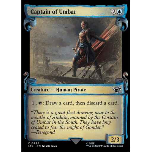 The Lord of the Rings: Tales of Middle-earth - 496 - Captain of Umbar - Common - U - Foil