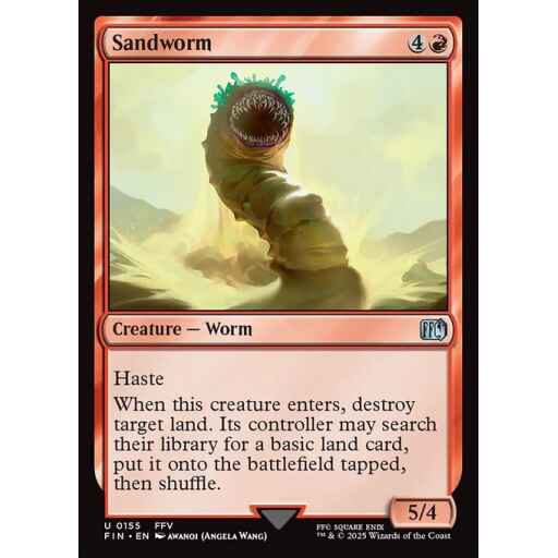 Final Fantasy - 155 - Sandworm - Uncommon - R - Non-foil