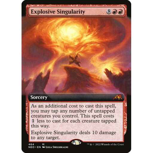 Kamigawa: Neon Dynasty - 464 - Explosive Singularity - Mythic - R - Non-foil