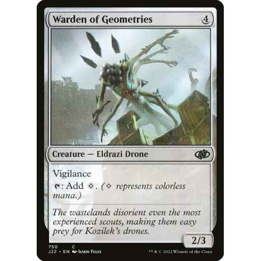 Jumpstart 2022 - 750 - Warden of Geometries - Common - C - Non-foil
